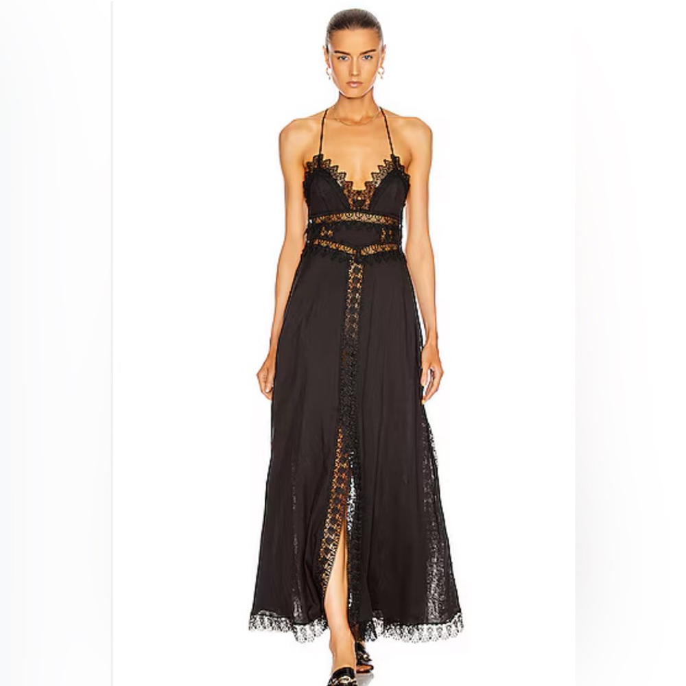 Charo Ruiz Black Imagen
Crochet Maxi Dress | Size M